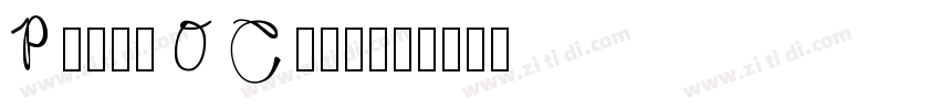 Peach Classy字体转换